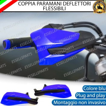 Paramani Deflettori in ABS - BLU - per Manubrio moto,motorini,scooter Triumph