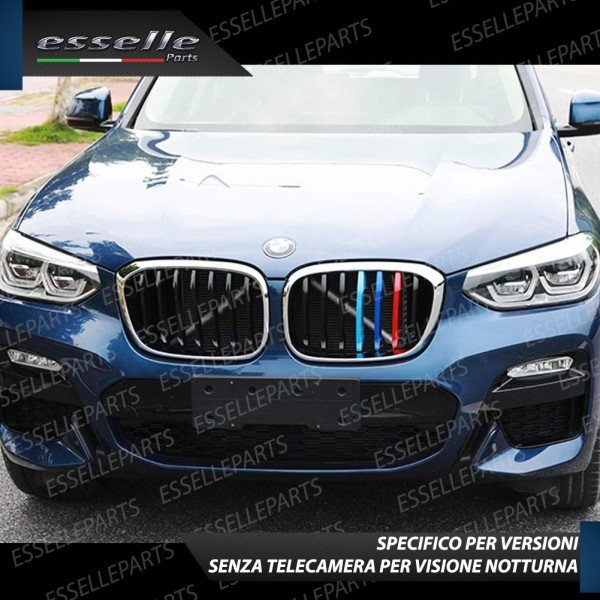 Set Cover calandra in stile M Sport BMW X5 G05 senza videocamera con calandra a 7 linee verticali