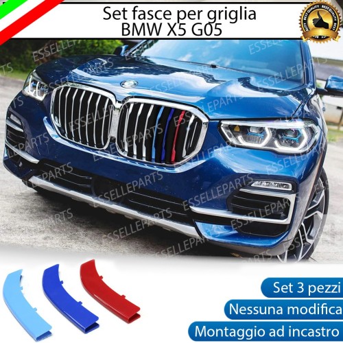 Set Cover per calandra in stile M Sport per BMW X5 G05 con videocamera e calandra a 7 linee verticali