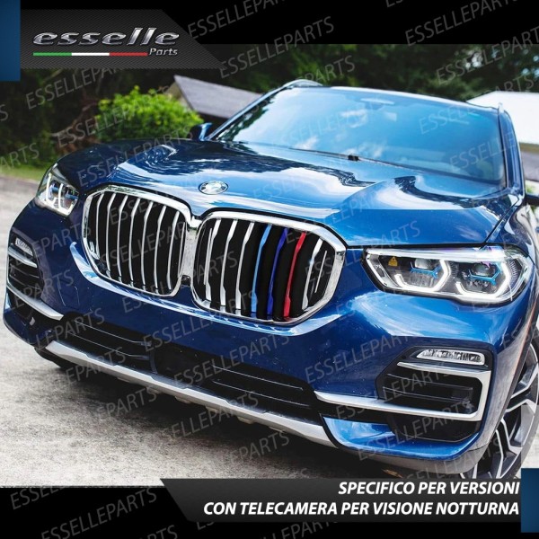 Set Cover per calandra in stile M Sport per BMW X5 G05 con videocamera e calandra a 7 linee verticali