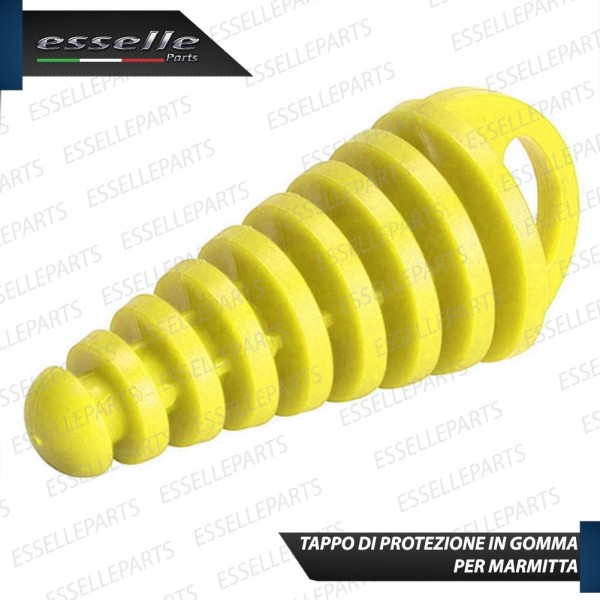 Tappo di Protezione a Cono - GIALLO - per Terminale di Scarico KYMCO