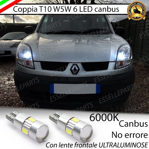 Luci Di Posizione 6 LED Per Renault Kangoo 1 Luce Bianca