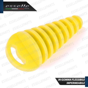 Tappo di Protezione a Cono - GIALLO - per Terminale di Scarico VESPA