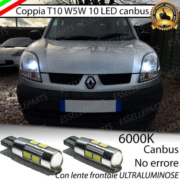 Luci posizione 10 LED Canbus 660 Lumen RENAULT KANGOO I