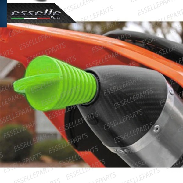 Tappo di Protezione a Cono - VERDE - per Terminale di Scarico KTM