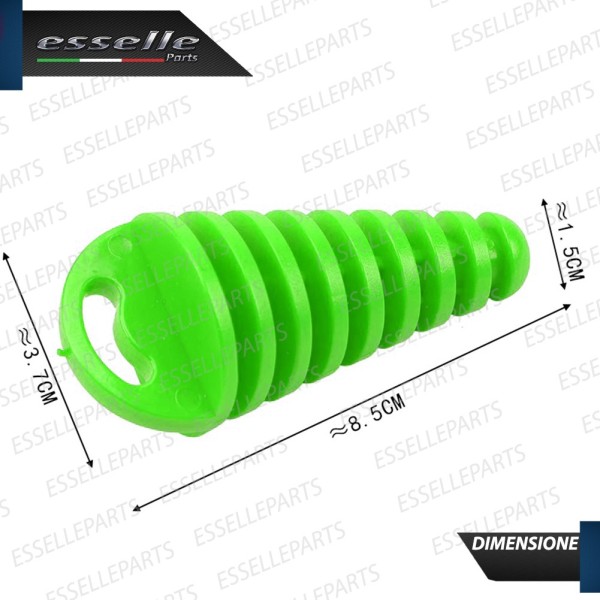 Tappo di Protezione a Cono - VERDE - per Terminale di Scarico LAMBRETTA
