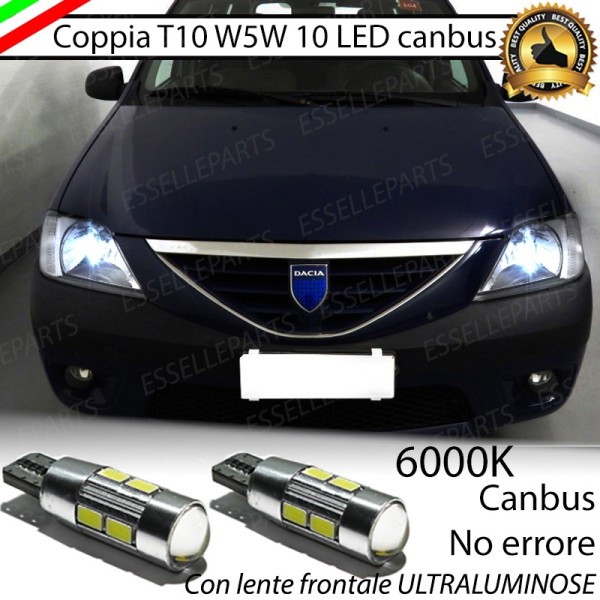 Luci posizione 10 LED Canbus 660 Lumen DACIA LOGAN I