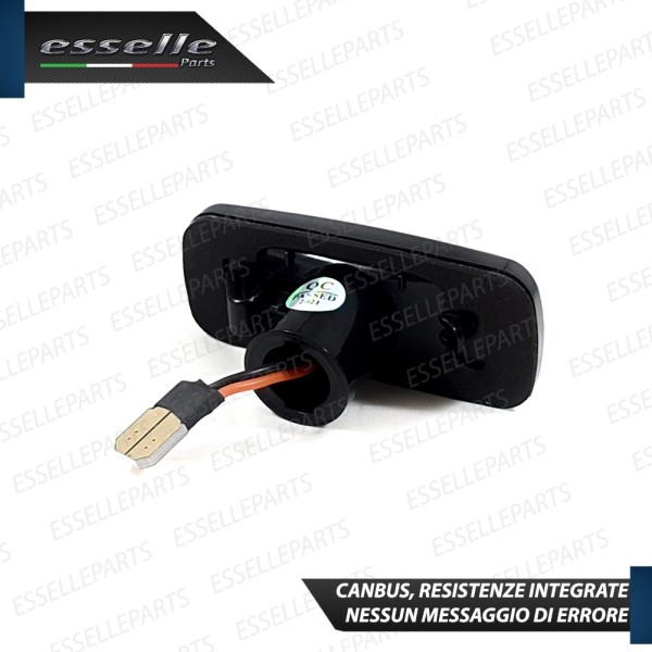 Placchette Dinamiche Laterali nere a led per frecce specifiche per JEEP COMPASS I
