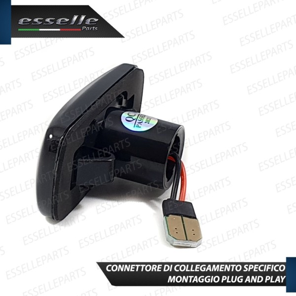 Placchette Dinamiche Laterali nere a led per frecce specifiche per JEEP COMPASS I