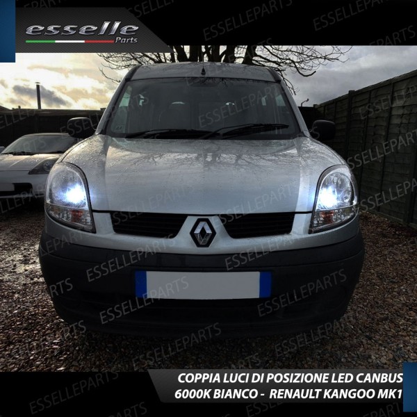 Lampade a LED H4 + T10 per RENAULT KANGOO I Luce Bianca