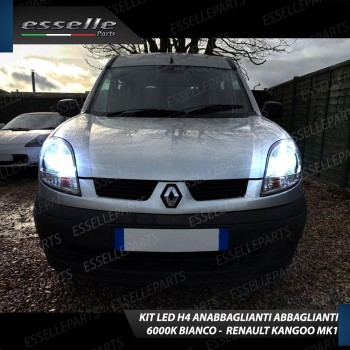Lampade a LED H4 + T10 per RENAULT KANGOO I Luce Bianca