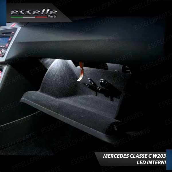 Led interni completo + targa MERCEDES CLASSE C W203