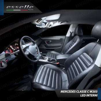 Led interni completo + targa MERCEDES CLASSE C W203