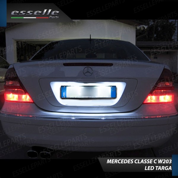 Led interni completo + targa MERCEDES CLASSE C W203