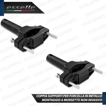 Coppia Adattatori per Forcella per il montaggio di fari supplementari fendinebbia, specifici per Moto HONDA Coppia Adattatori per Forcella per il montaggio di fari supplementari fendinebbia, specifici per Moto HONDA