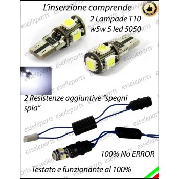Conversione Fari Full LED 9600LM + 6400LM + 330LM Fiat Punto MK2 Dal 2001