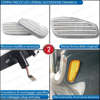 Placchette Dinamiche Laterali a led per frecce specifiche per JEEP RENEGADE Placchette Dinamiche Laterali a led per frecce specifiche per JEEP RENEGADE