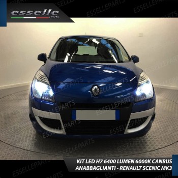 Lampade LED Per Fari Renault Scenic 3 Luce Bianca No Error