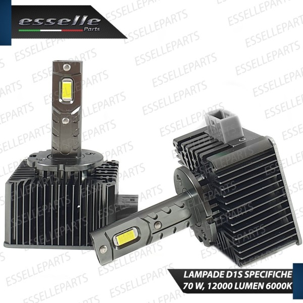 Conversione D1S Led Da Xenon A Led 12000 Lumen 6000K SAAB 9-3 II DAL 2008 AL 2013