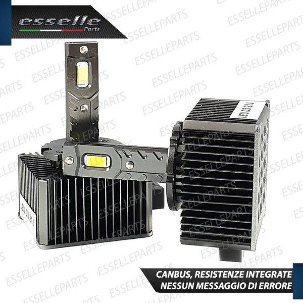 Coppia Lampade D1S Led Da Xenon A Led 12000 Lumen 6000K SAAB 9-5