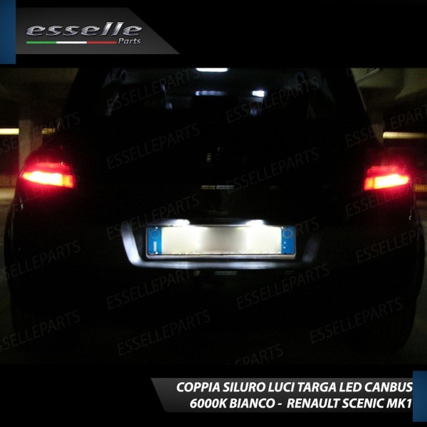 Luci Targa a LED per Renault Scenic 1 6000K Canbus No error