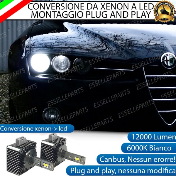 Coppia Lampade D1S Led Da Xenon A Led 12000 Lumen 6000K ALFA ROMEO BRERA