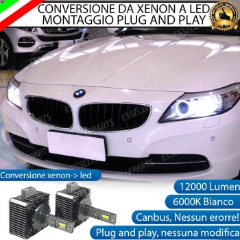 Coppia Lampade D1S Led Da Xenon A Led 12000 Lumen 6000K BMW Z4 E89