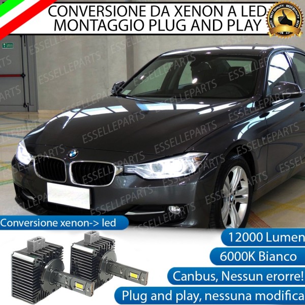 Coppia Lampade D1S Led Da Xenon A Led 12000 Lumen 6000K BMW SERIE 3 F30 F31