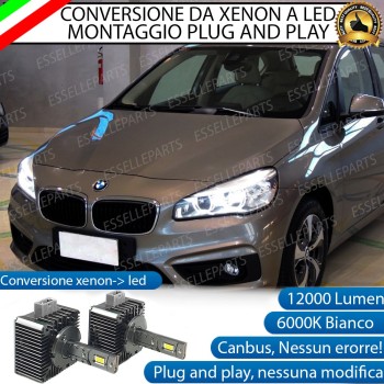 Coppia Lampade D1S Led Da Xenon A Led 12000 Lumen 6000K BMW SERIE 2 F45