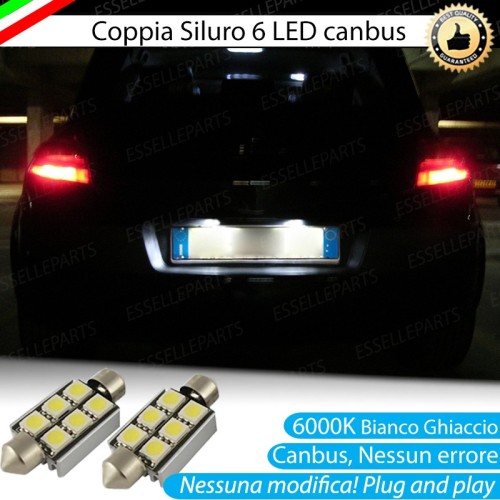 Luci Targa a LED per Renault Vel Satis 6000K Canbus No error