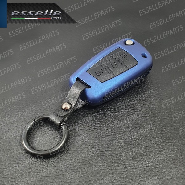 Cover - BLU SATINATO - in Plastica Rigida di protezione specifica per chiave Audi Q2