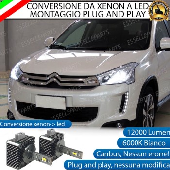 Coppia Lampade D1S Led Da Xenon A Led 12000 Lumen 6000K CITROEN C4 AIRCROSS Coppia Lampade D1S Led Da Xenon A Led 12000 Lumen 6000K CITROEN C4 AIRCROSS