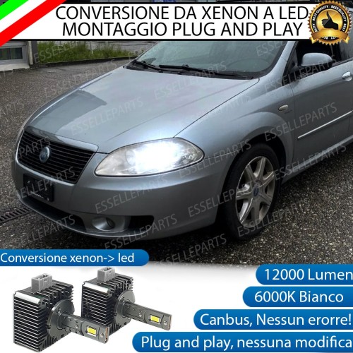 Coppia Lampade D1S Led Da Xenon A Led 12000 Lumen 6000K FIAT CROMA I
