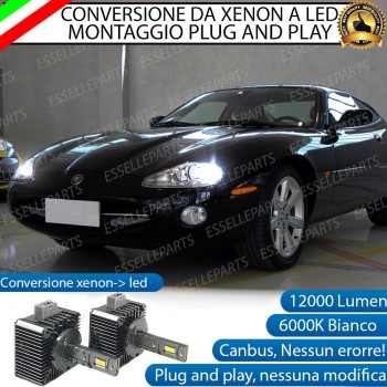 Coppia Lampade D1S Led Da Xenon A Led 12000 Lumen 6000K JAGUAR XK8 Coppia Lampade D1S Led Da Xenon A Led 12000 Lumen 6000K JAGUAR XK8