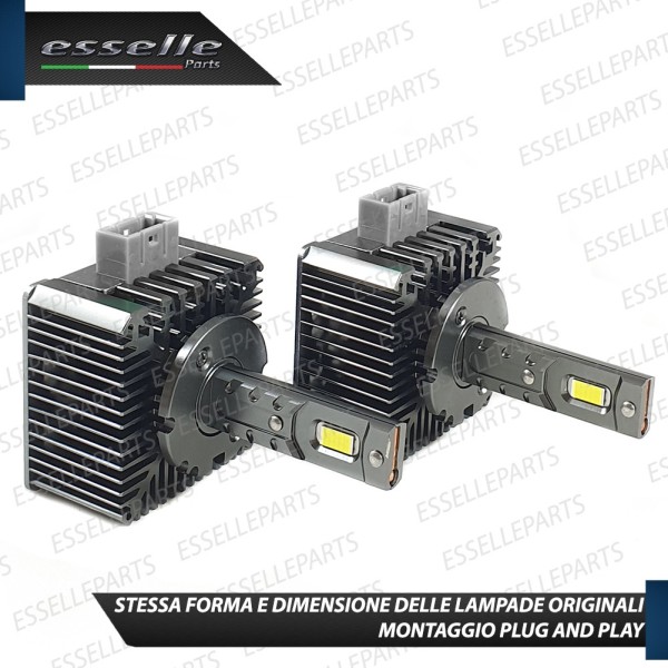 Coppia Lampade D1S Led Da Xenon A Led 12000 Lumen 6000K ABARTH 500