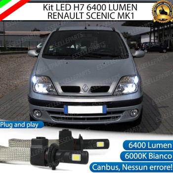 Kit Full LED H7 6400 LUMEN Anabbaglianti RENAULT SCENIC I