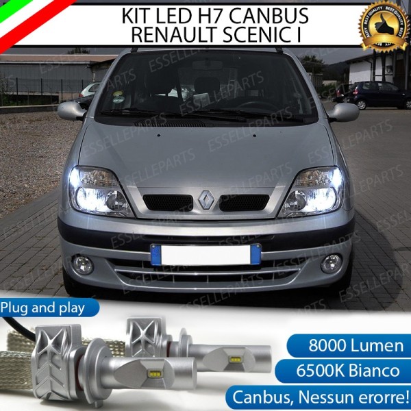 Kit Full LED H7 8000 LUMEN Anabbaglianti RENAULT SCENIC I