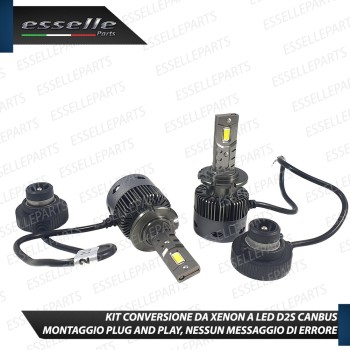 Conversione D2S Led Da Xenon a LED 12000 Lumen 6000K MAZDA 3 MK2 DAL 2009 AL 2012