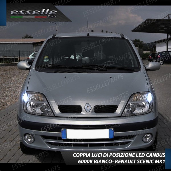 Conversione Fari Full LED per Renault Scenic 1 6000K Bianco Ghiaccio Canbus