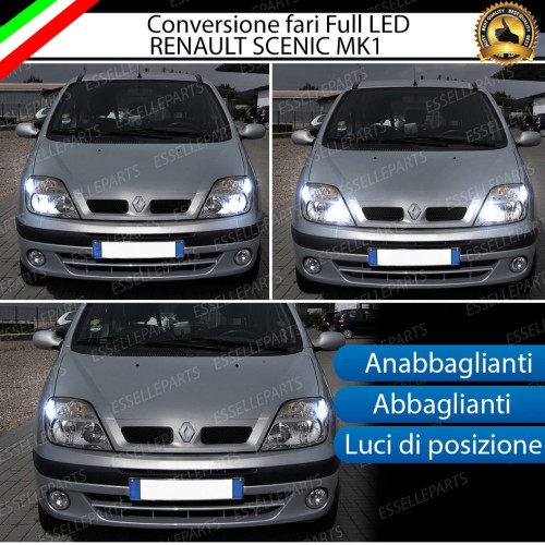 Conversione Fari Full LED 6000k canbus RENAULT SCENIC I No Error