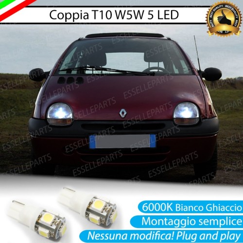 Luci Posizione Led Canbus RENAULT TWINGO I 6000K Luce Bianca No Error