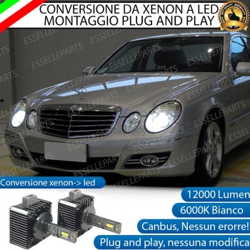 PER MODELLI dal 2006 al 2009 -Coppia Lampade D1S Led Da Xenon A Led 12000 Lumen 6000K MERCEDES CLASSE E W211 DAL 2006 AL 2009 PER MODELLI dal 2006 al 2009 -Coppia Lampade D1S Led Da Xenon A Led 12000 Lumen 6000K MERCEDES CLASSE E W211 DAL 2006 AL 2009