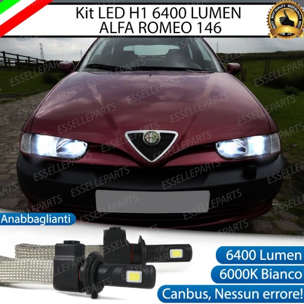 Kit Full LED H1 Anabbaglianti 6400 LUMEN ALFA ROMEO 146
