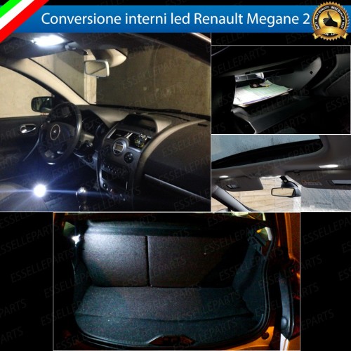 Kit LED Interni Per Renault Megane 2 6000K Bianco Canbus