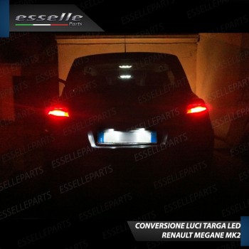 Kit LED Interni + Targa Per Renault Megane 2 6000K Canbus