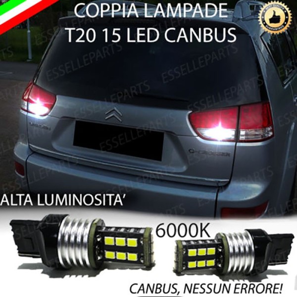 Luci Retromarcia 15 LED T20 CITROEN C-CROSSER