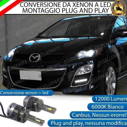 Coppia Lampade D2S Led Da Xenon a LED 12000 Lumen 6000K MAZDA CX-7