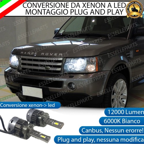 Coppia Lampade D2S Led Da Xenon a LED 12000 Lumen 6000K LAND ROVER DISCOVERY III