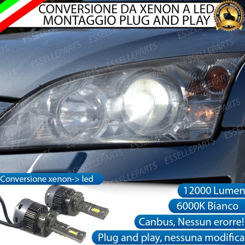 Coppia Lampade D2S Led Da Xenon a LED 12000 Lumen 6000K FORD MONDEO II