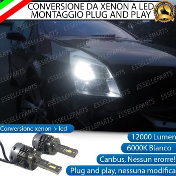 Coppia Lampade D2S Led Da Xenon a LED 12000 Lumen 6000K RENAULT VEL SATIS